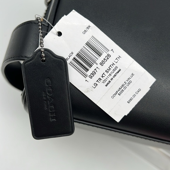 Coach Large Travel Kit Black - Picture 12 of 14